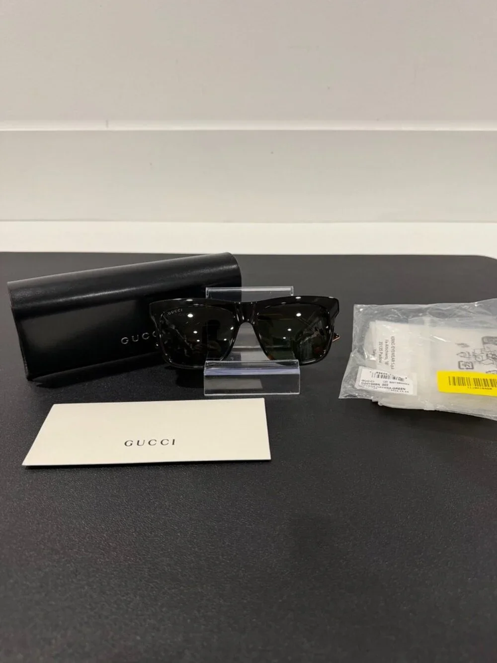 Gucci NIB Sunglasses Havana/Havana Green (JB1497)